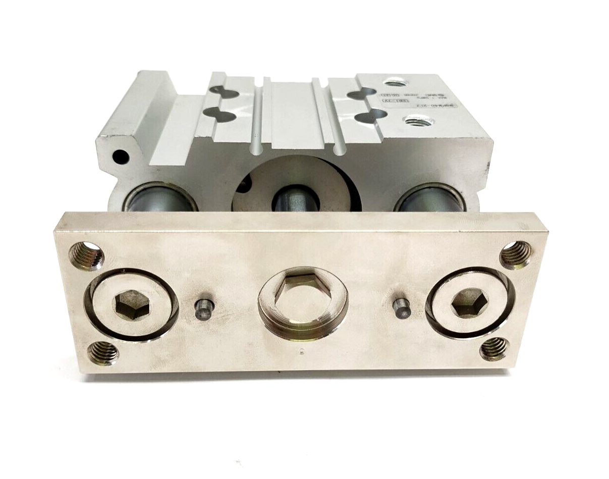 SMC MGPM40-25Z Compact Slide Bearing Guide Cylinder 40mm Bore 25mm Stroke - Maverick Industrial Sales