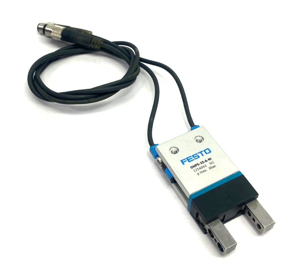DHPS-10-A-NC | Festo Parallel Gripper 3mm Stroke 254042 w/ Dual Proximity Sensors - Used - Maverick Industrial Sales