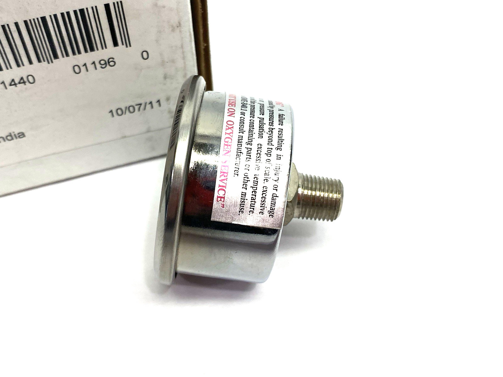 PG1326 | Baldwin Filters Pressure Gauge, 0 To 60 Psi, 1-1/2" Dial, 1/8" NPT - New – Open box - Maverick Industrial Sales