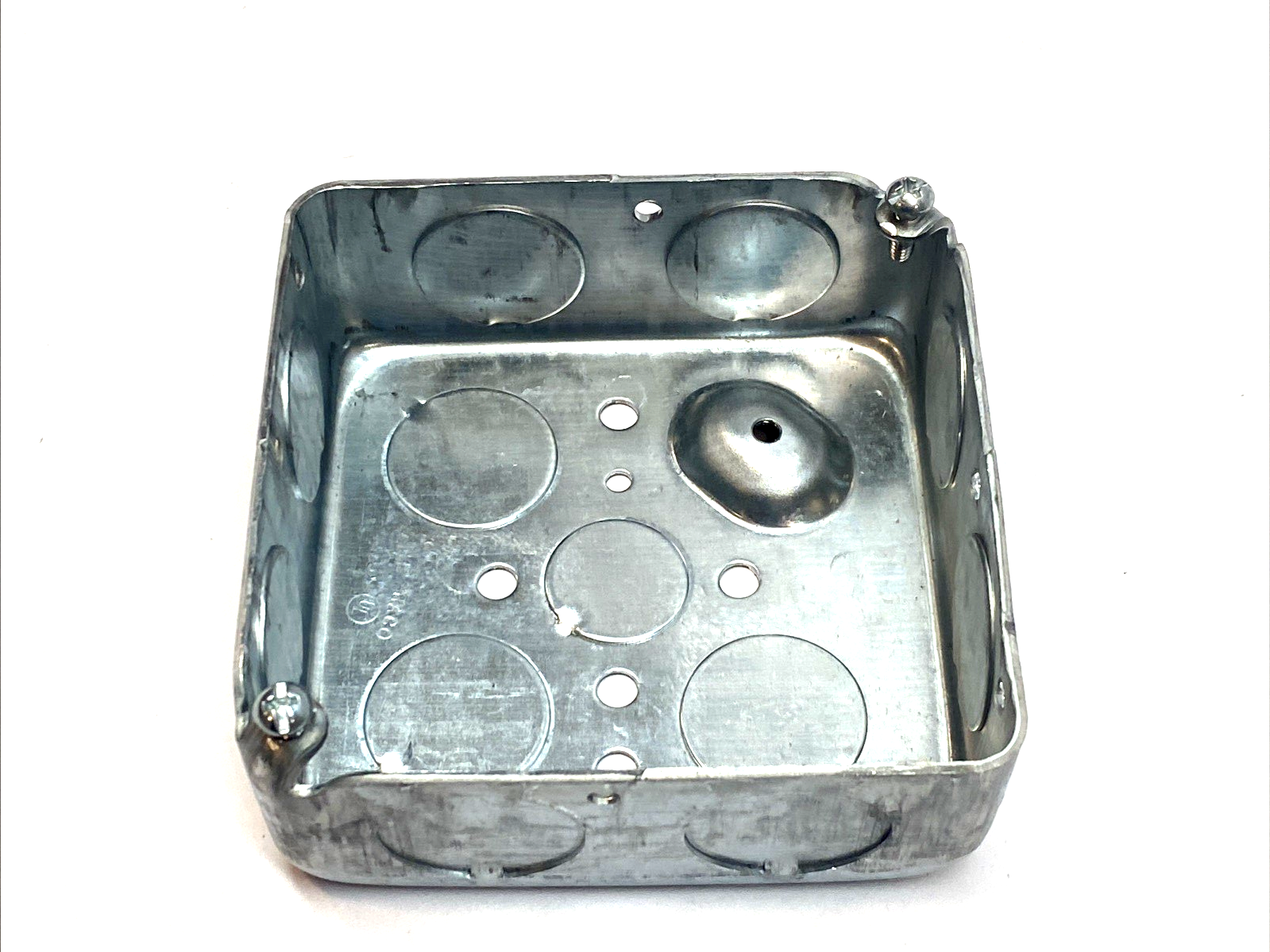 Raco 232 | Hubbell 4" Square Steel Box 2-1/8" Deep LOT OF 10 - Used - Maverick Industrial Sales