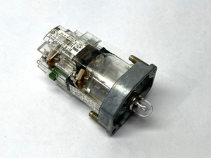 DCL 1-9 | Sprecher+Schuh  Pilot Light w/ DE1-10 Auxiliary Contact Block- Used
