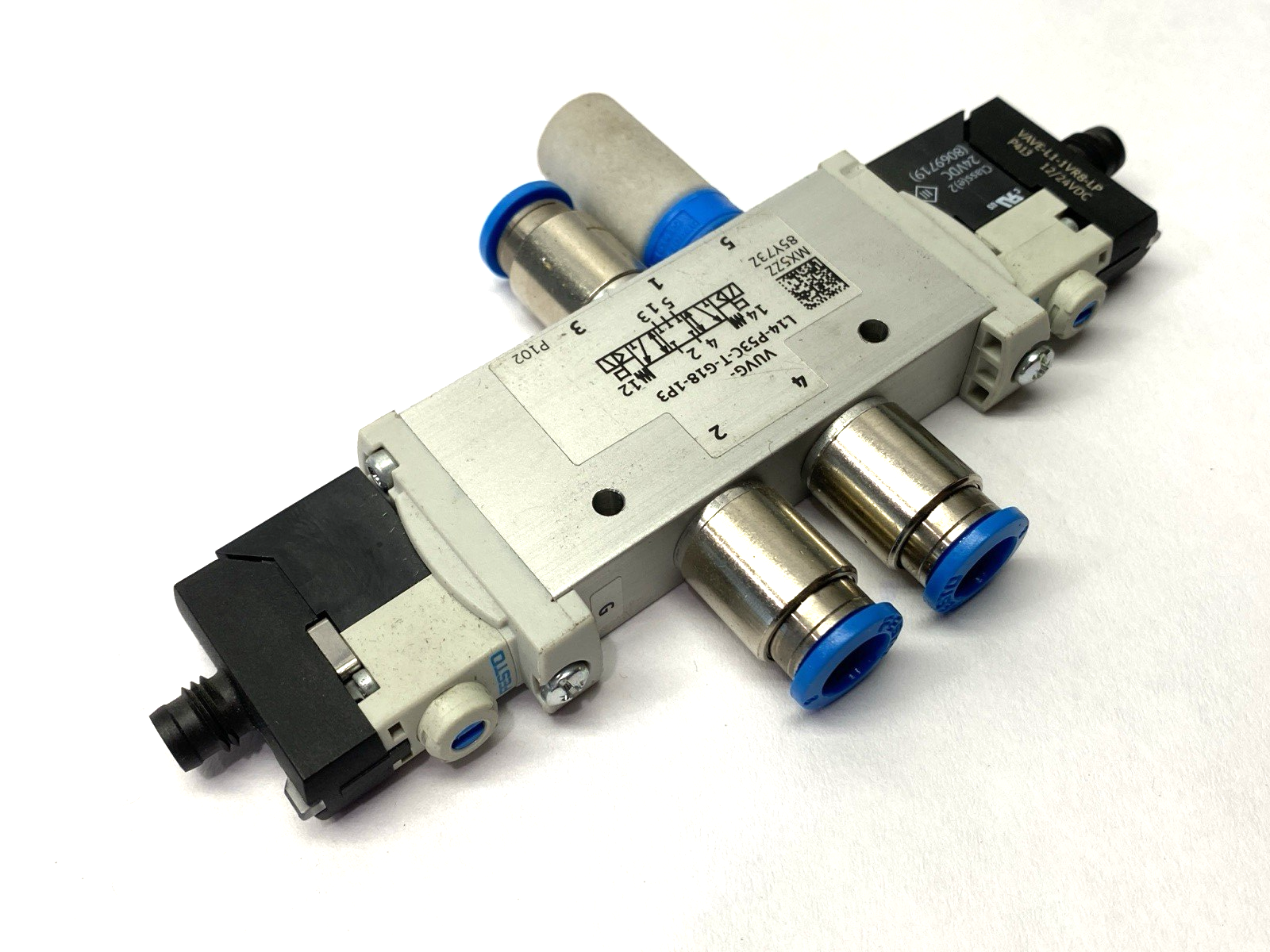 Festo VUVG-L14-P53C-T-G18-1P3 Pneumatic Air Solenoid Valve 566501 - Maverick Industrial Sales