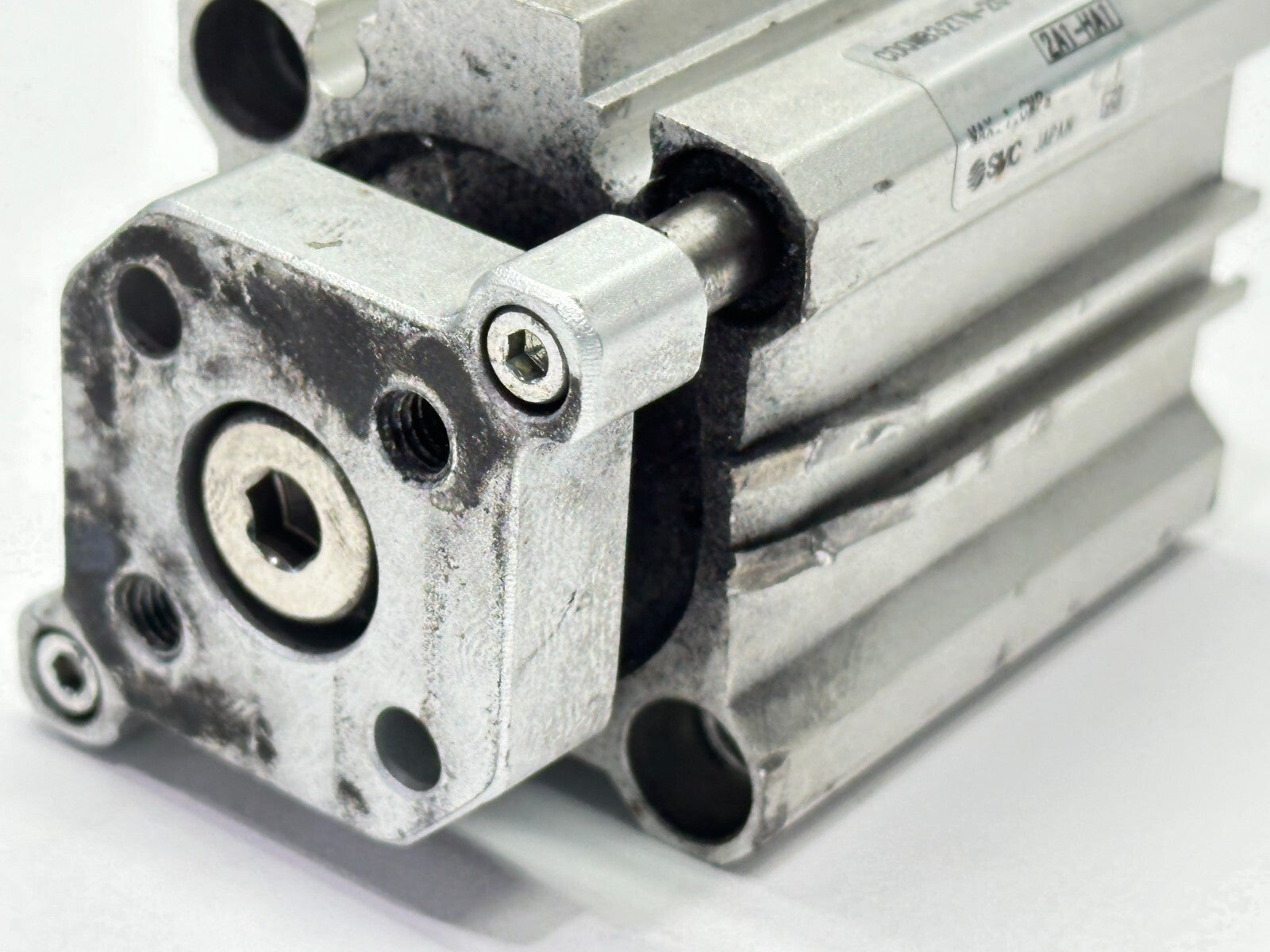 SMC CDQMB32TN-20 Pneumatic Compact Guided Cylinder 32mm Bore 20mm Stroke - Maverick Industrial Sales