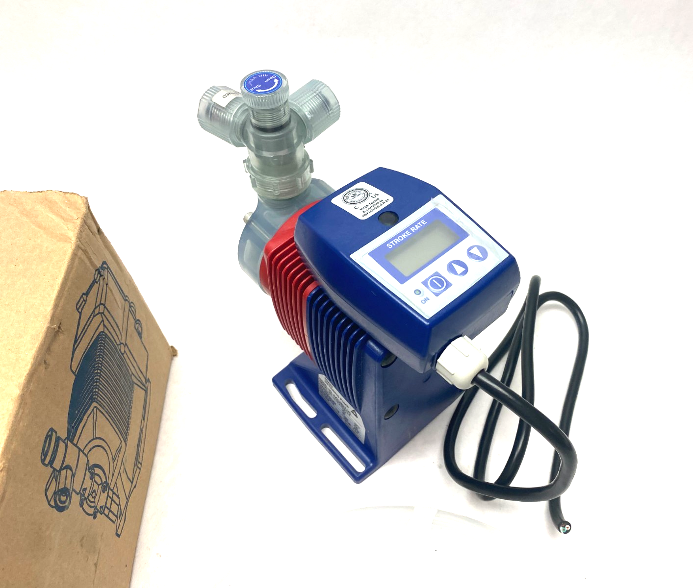 Walchem EZC36D1-VE EZ Series Electronic Metering Pump 6.3GPH 150psi Max - Maverick Industrial Sales