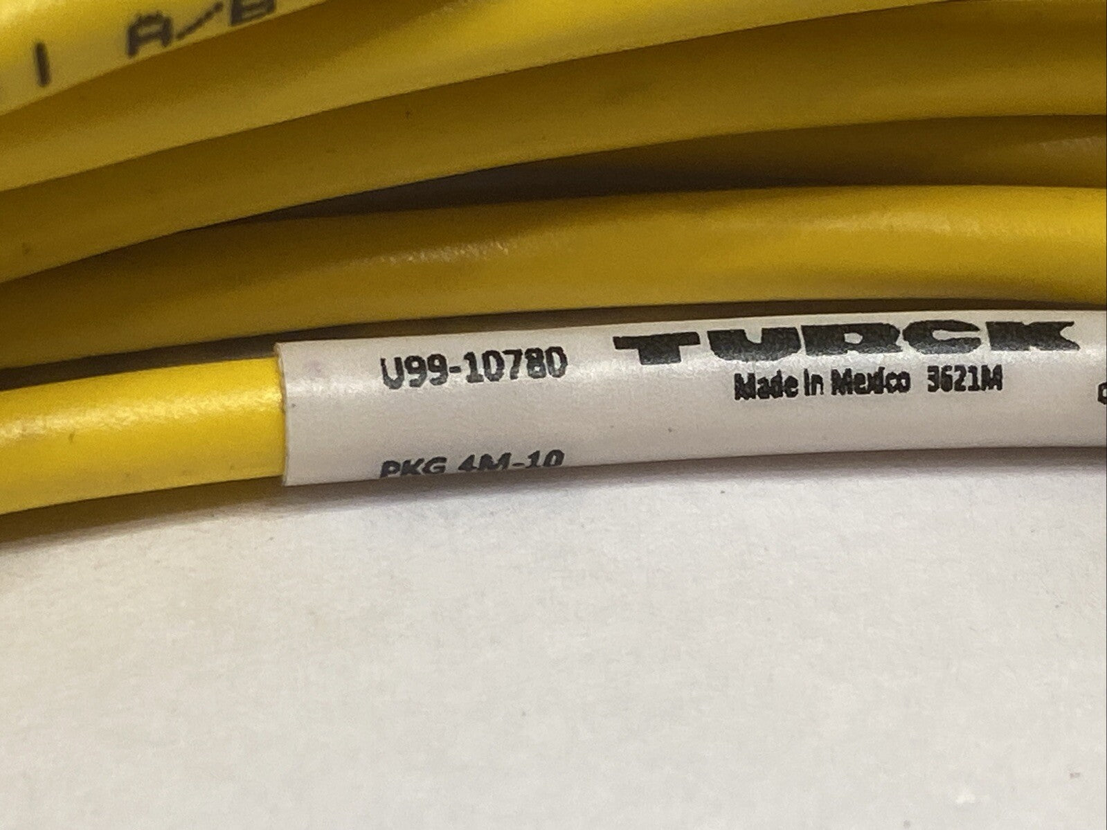 Turck PKG 4M-10 Cordset M8 Female 4-Pin to Leads, 10m U99-10780 - Maverick Industrial Sales