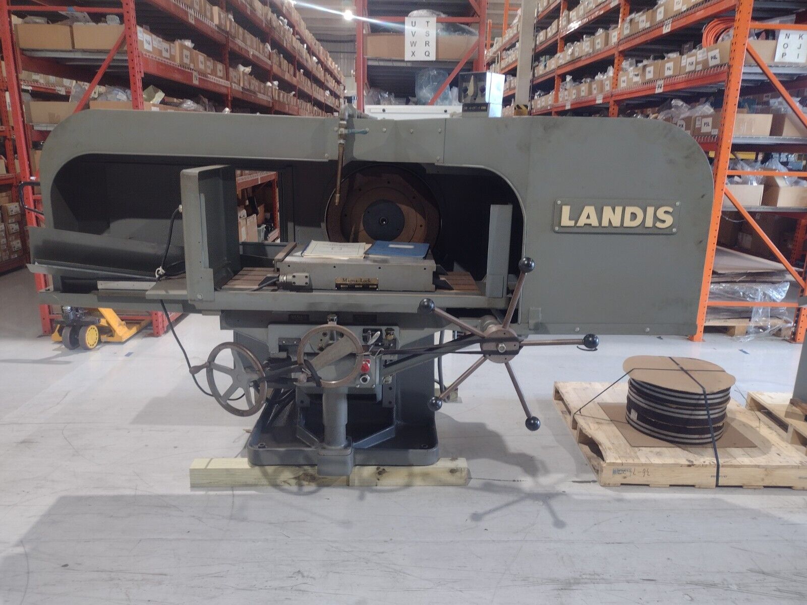 Landis F-18 Face Grinder and Coolant Pump - Maverick Industrial Sales