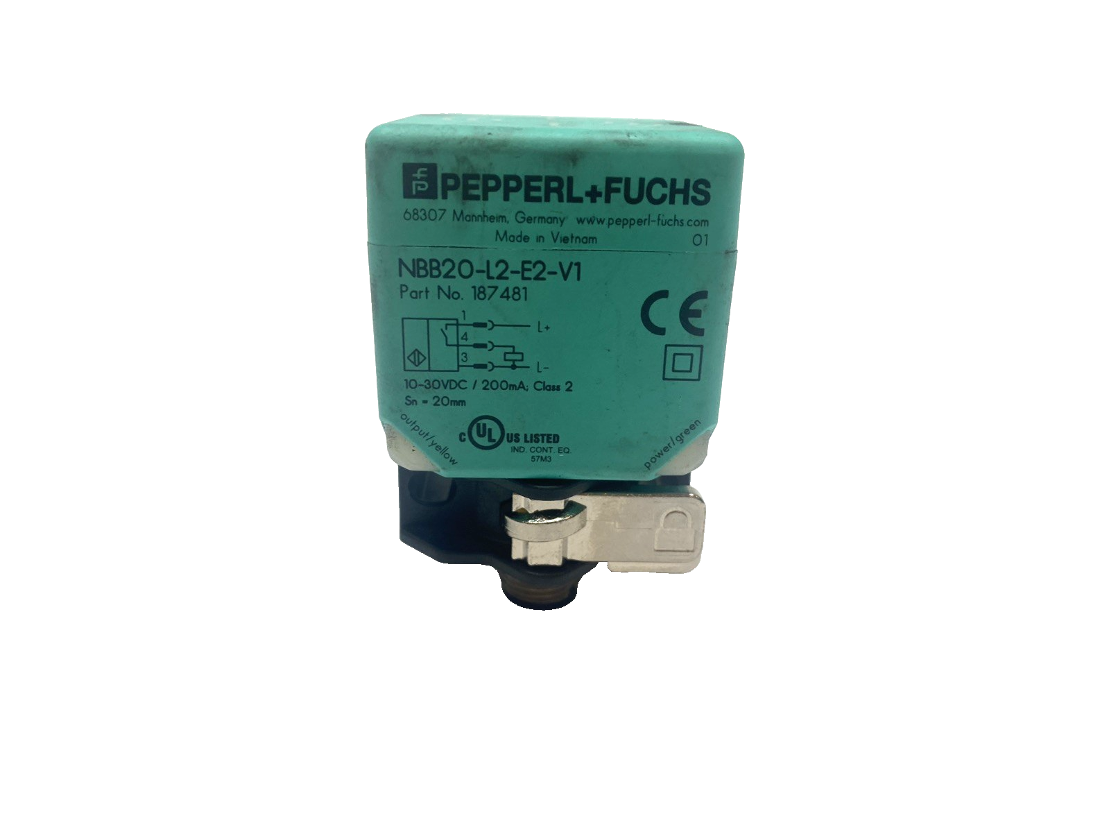 Pepper & Fuchs NBB20-L2-E2-V1 Proximity Switch Sensor 187481 - Maverick Industrial Sales