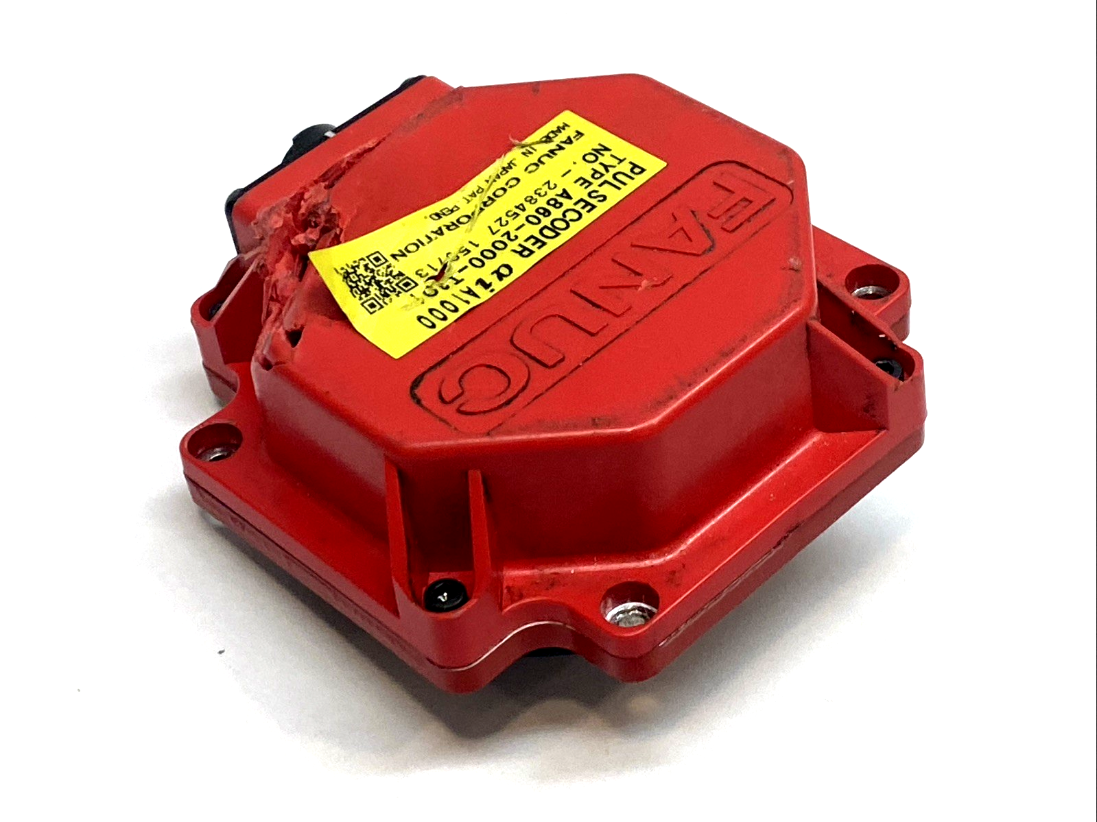 A860-2000-T301 | Fanuc Alpha iA1000 Pulse Coder 10-Pin IP65 - For parts or not working - Maverick Industrial Sales