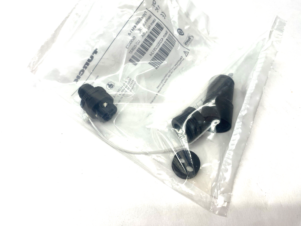 DBS 8141-0 | Turck Field Wireable Connector M12 4-pin Male, U2-02837, 6930073 - New - Maverick Industrial Sales