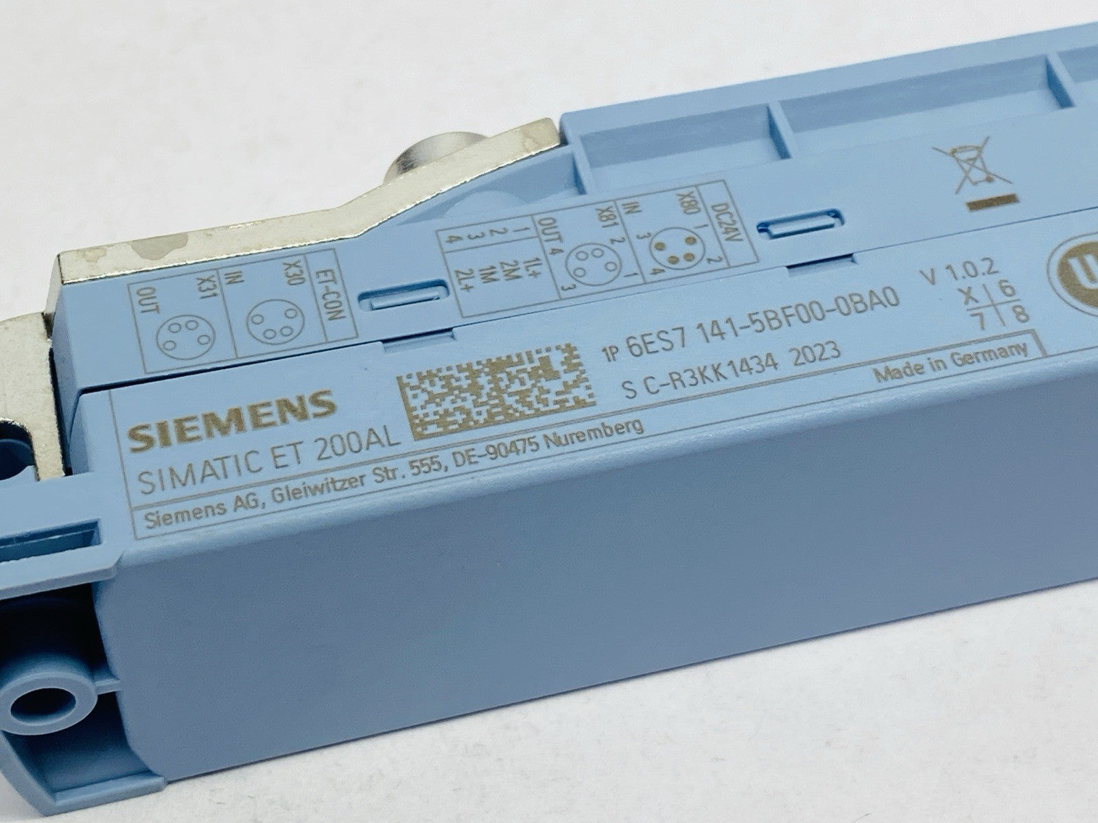 Siemens 6ES7 141-5BF00-0BA0 SIMATIC ET 200AL Digital Input Module 8x 24VDC - Maverick Industrial Sales