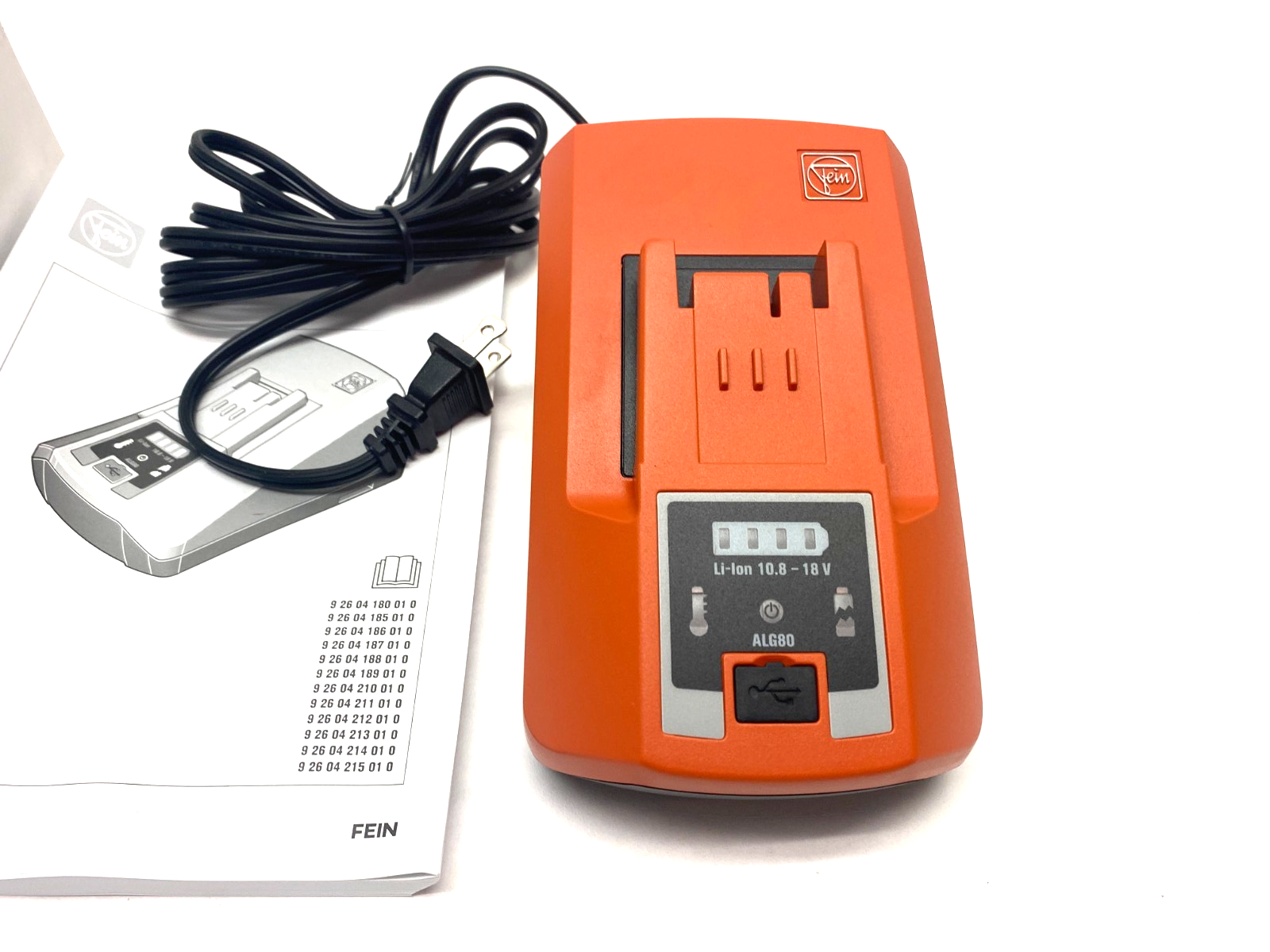 Fein ALG 80 Rapid Battery Charger 92604188010 - Maverick Industrial Sales