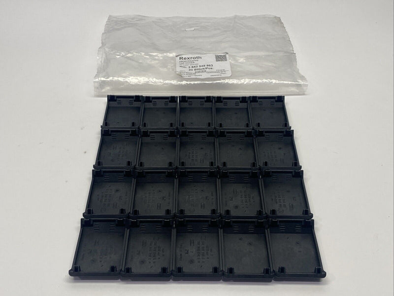 Bosch Rexroth 3842548863 Gusset Cap Cover 45x45 PKG OF 20 - Maverick Industrial Sales