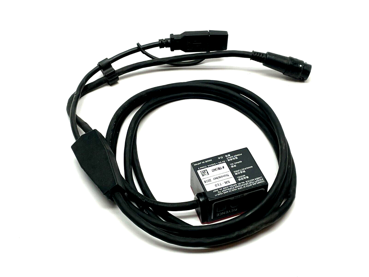 Keyence SR-710 Ultra-Compact Fixed type Code Reader, Middle Range Type