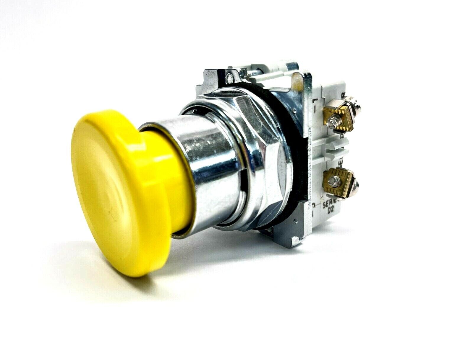Eaton 10250T124-51P Momentary Mushroom Pushbutton w/ Contact Block - Maverick Industrial Sales