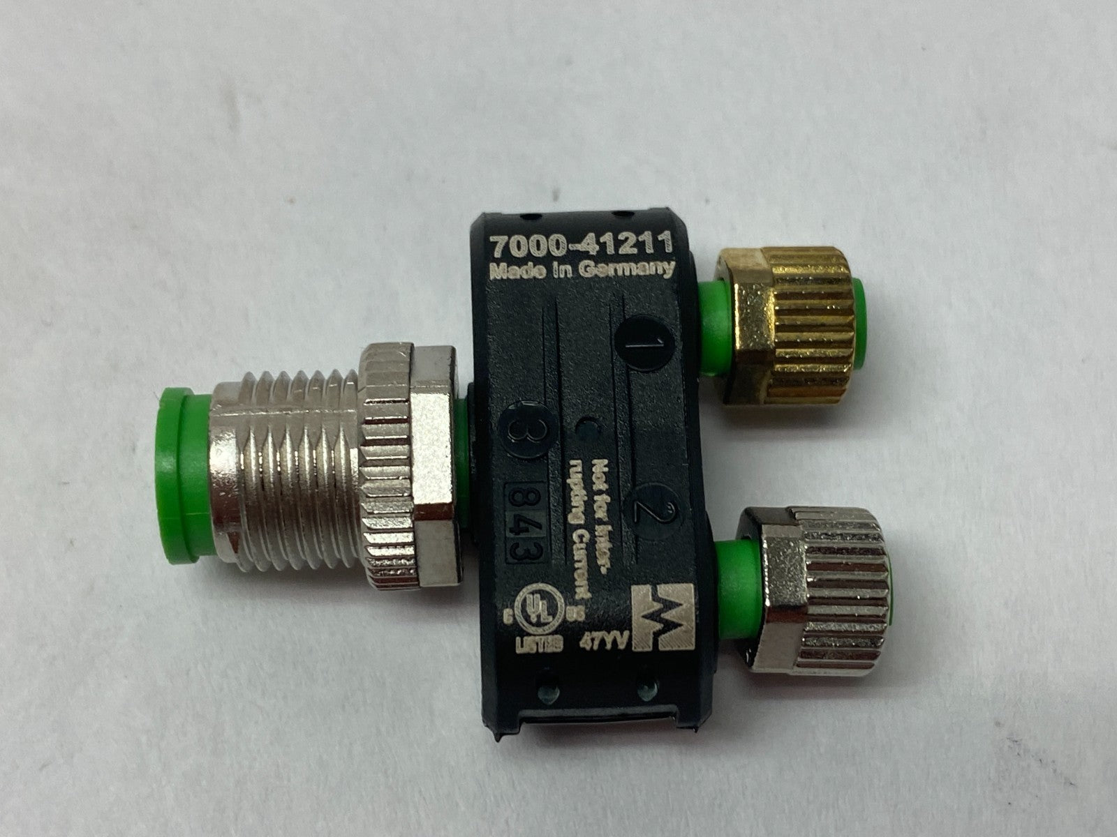 Murrelektronik 7000-41211-0000000 SlimLine T-Coupler M12 Male / 2x M8 3-Pol Fem - Maverick Industrial Sales