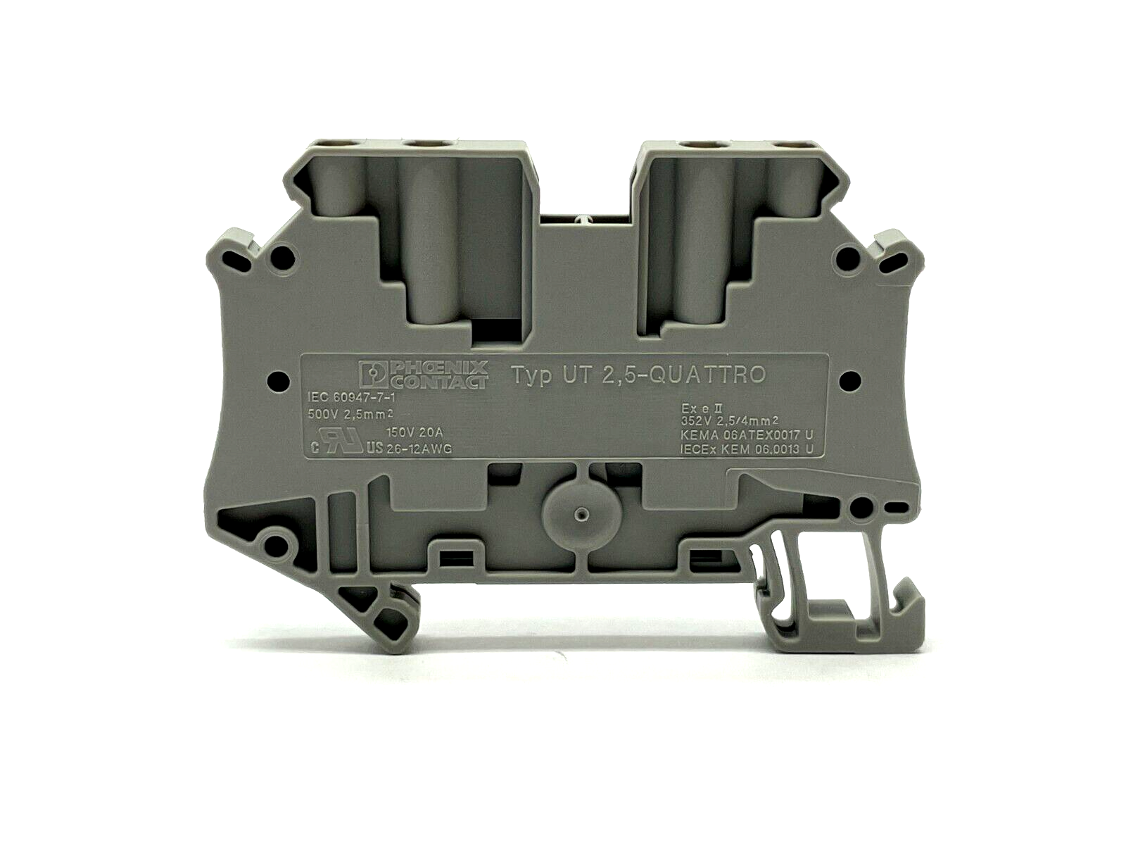 Phoenix Contact UT 2,5-QUATTRO Feed-Through Terminal Blocks 3044542 LOT OF 8 - Maverick Industrial Sales