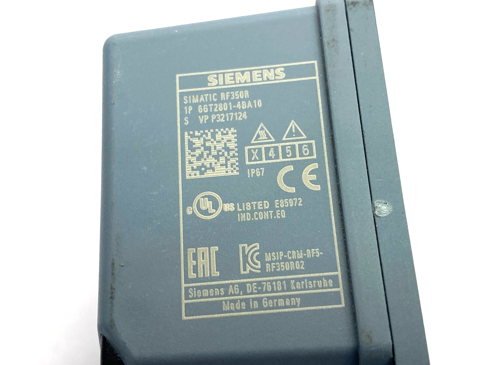 Siemens 6GT2801-4BA10 SIMATIC RF350R Gen 2 Reader RS422 interface - Maverick Industrial Sales