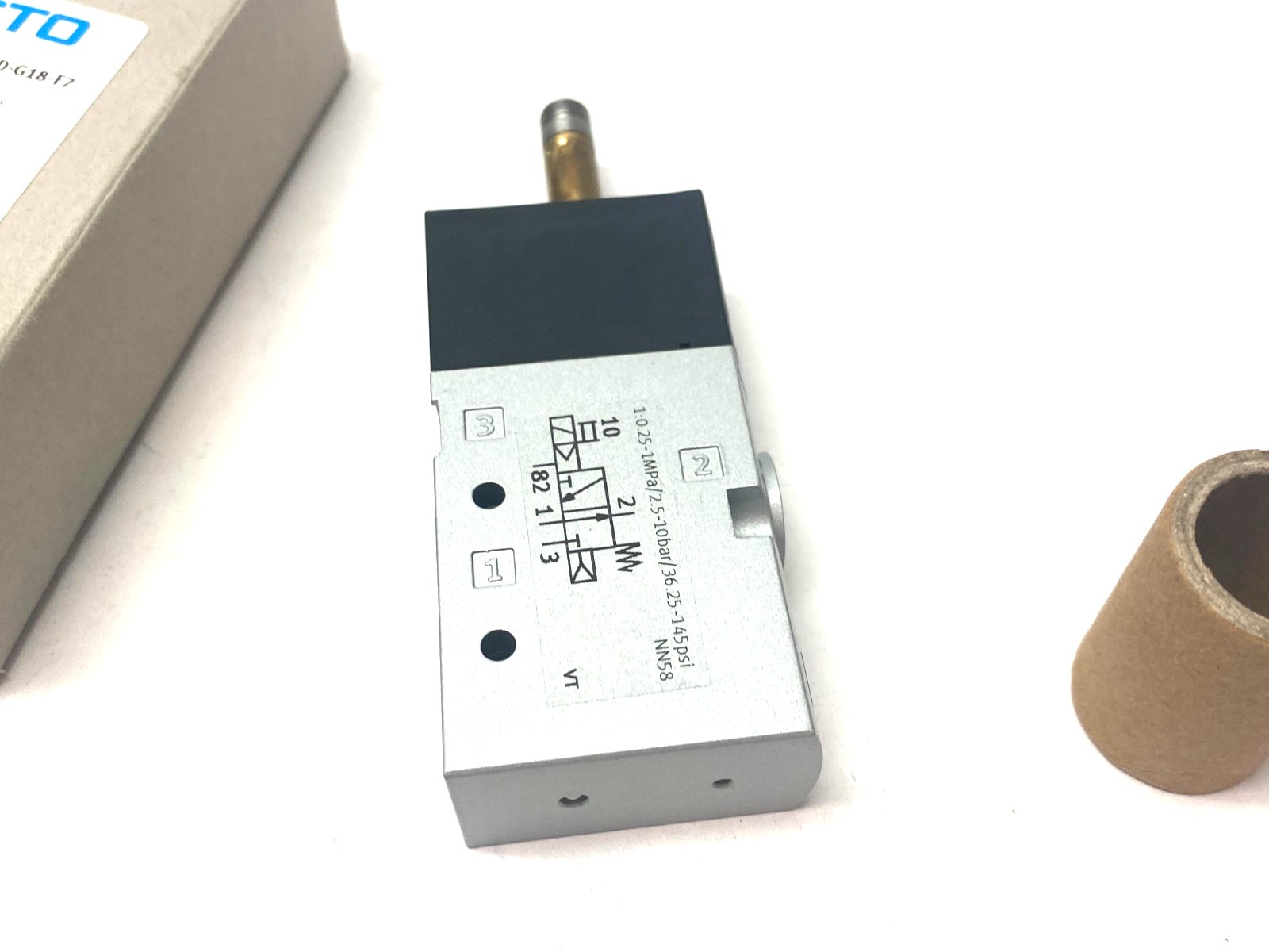Festo VUVS-L20-M32U-MD-G18-F7 Spring Return Solenoid Valve 575262 - Maverick Industrial Sales