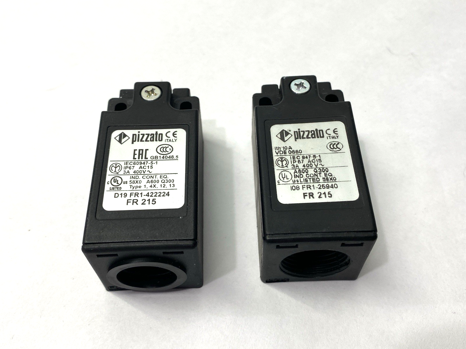 FR 215 | Pizzato Position Switch LOT OF 2 - For parts or not working - Maverick Industrial Sales