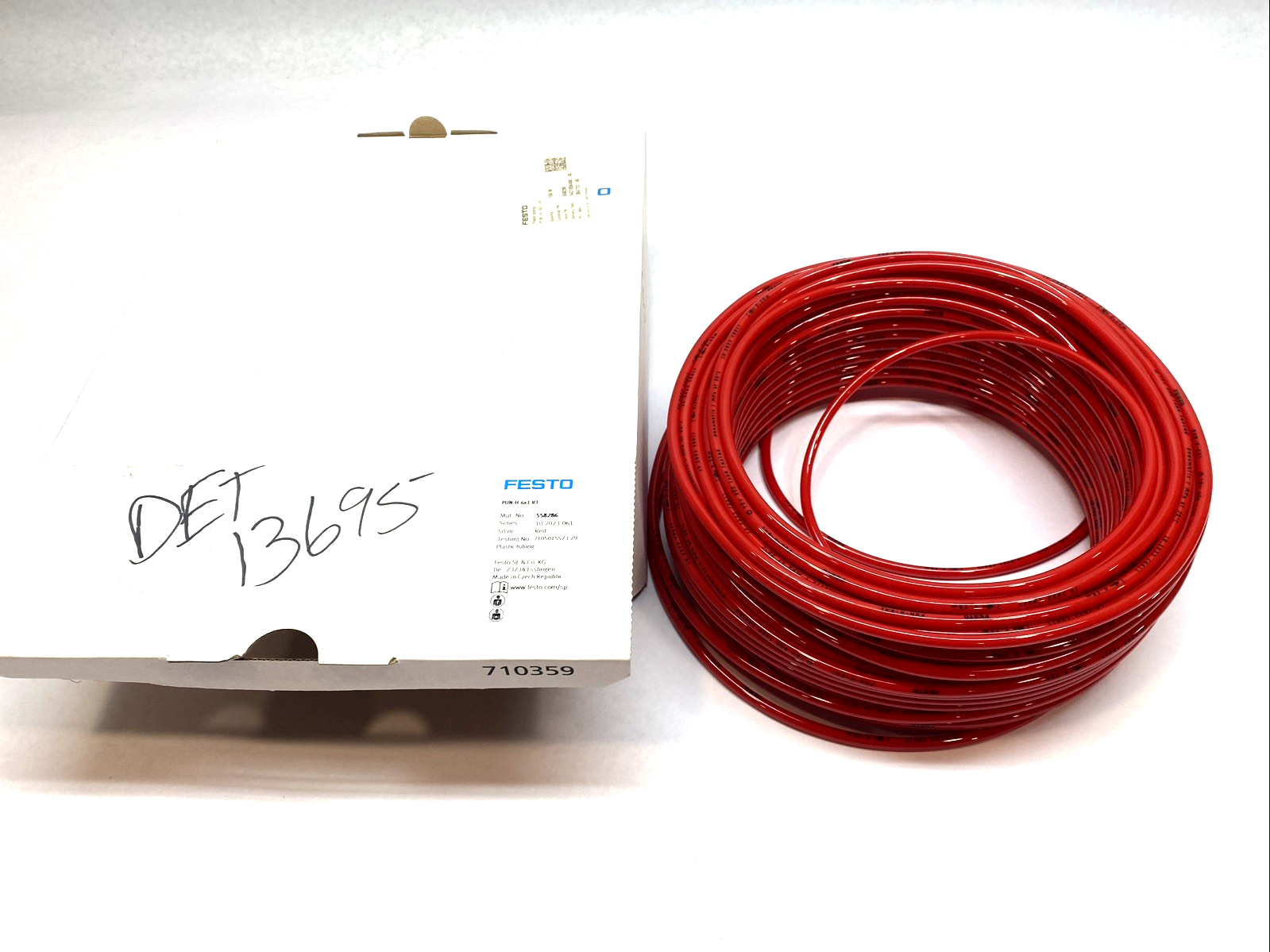 Festo PUN‑H‑6X1‑RT Plastic Tubing Red 558286 50m - Maverick Industrial Sales
