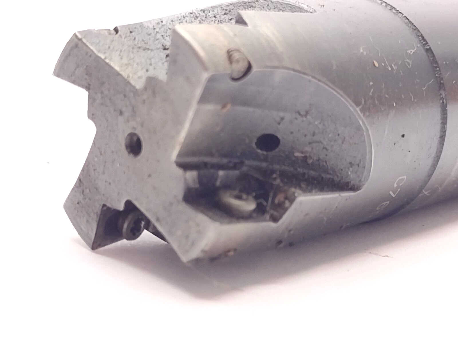 C7690VA12WA _1.25Z04R1.60 | Stellram C7690VA12WA 1.25Z04R1.60 Weldon Shank Fine Pitch Milling Cutter 027940 - Used - Maverick Industrial Sales