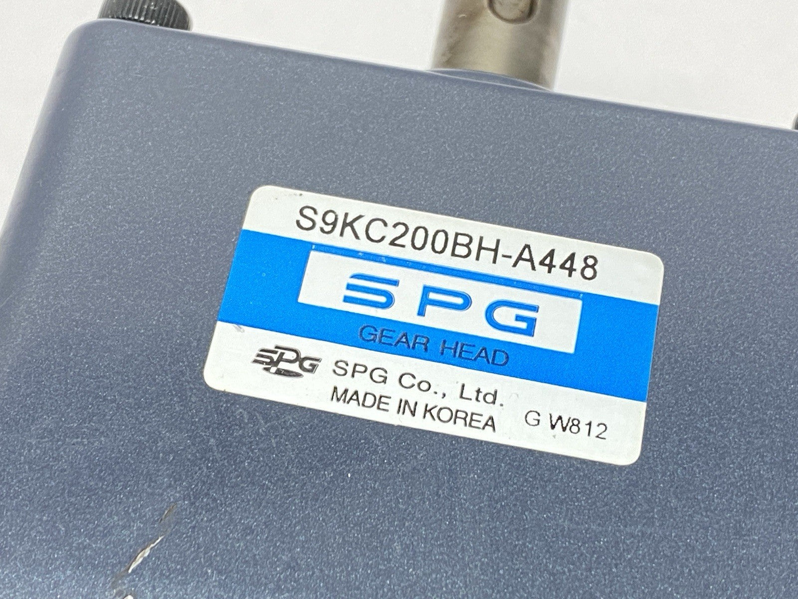 S9D80-90CH(OC85) | SPG Gear Motor 955RPM 90VDC 80W w/ S9KC200BH-A448 Gear Head - Used - Maverick Industrial Sales