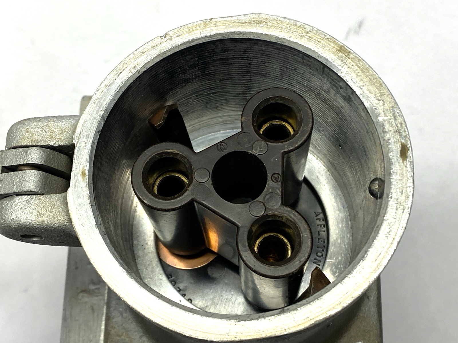 AE1031 | Appleton Receptacle w/ Angle Adapter 45° - Used - Maverick Industrial Sales