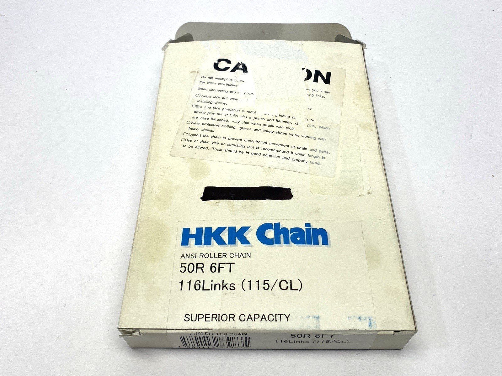 50R 6FT | HKK Chain ANSI Roller Chain 116 Links 115/CL - New Other - Maverick Industrial Sales