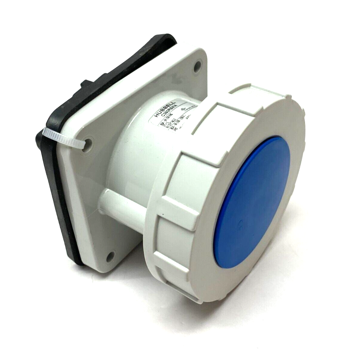 Hubbell C360R6WA Heavy Duty Female Pin & Sleeve Receptacle 2-Pole 3-Wire BLUE - Maverick Industrial Sales