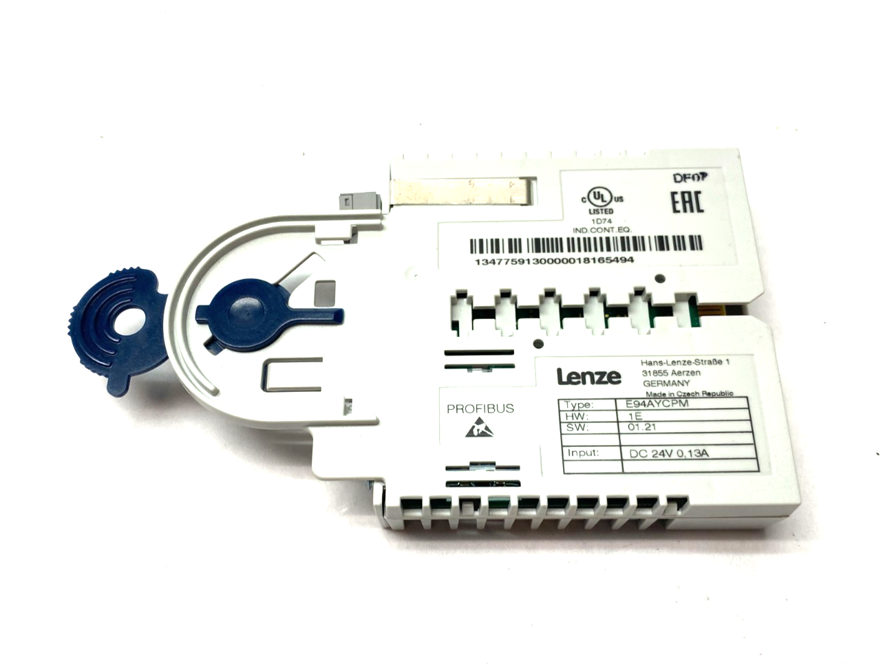 Lenze E94AYCPM Profibus Communication Module - Maverick Industrial Sales
