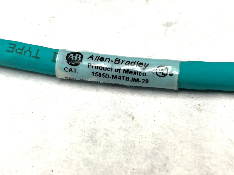 Allen Bradley 1585D-M4TBJM-20 Ser. B Connection Cable EtherNet 4 Conductor - Maverick Industrial Sales