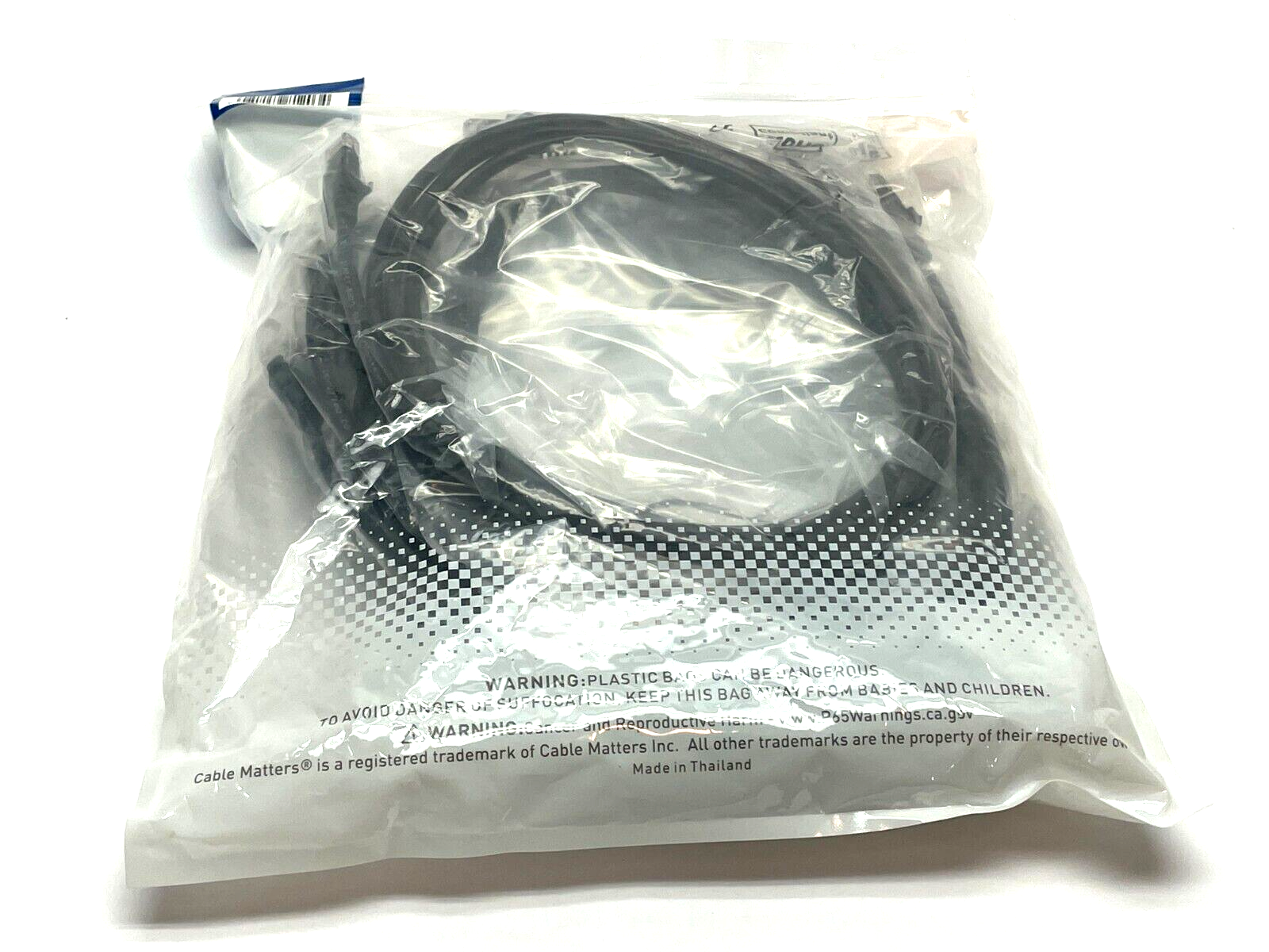 Cable Matters 150001-BLK-7x8 CAT5e Patch Cord PKG OF 8 - Maverick Industrial Sales