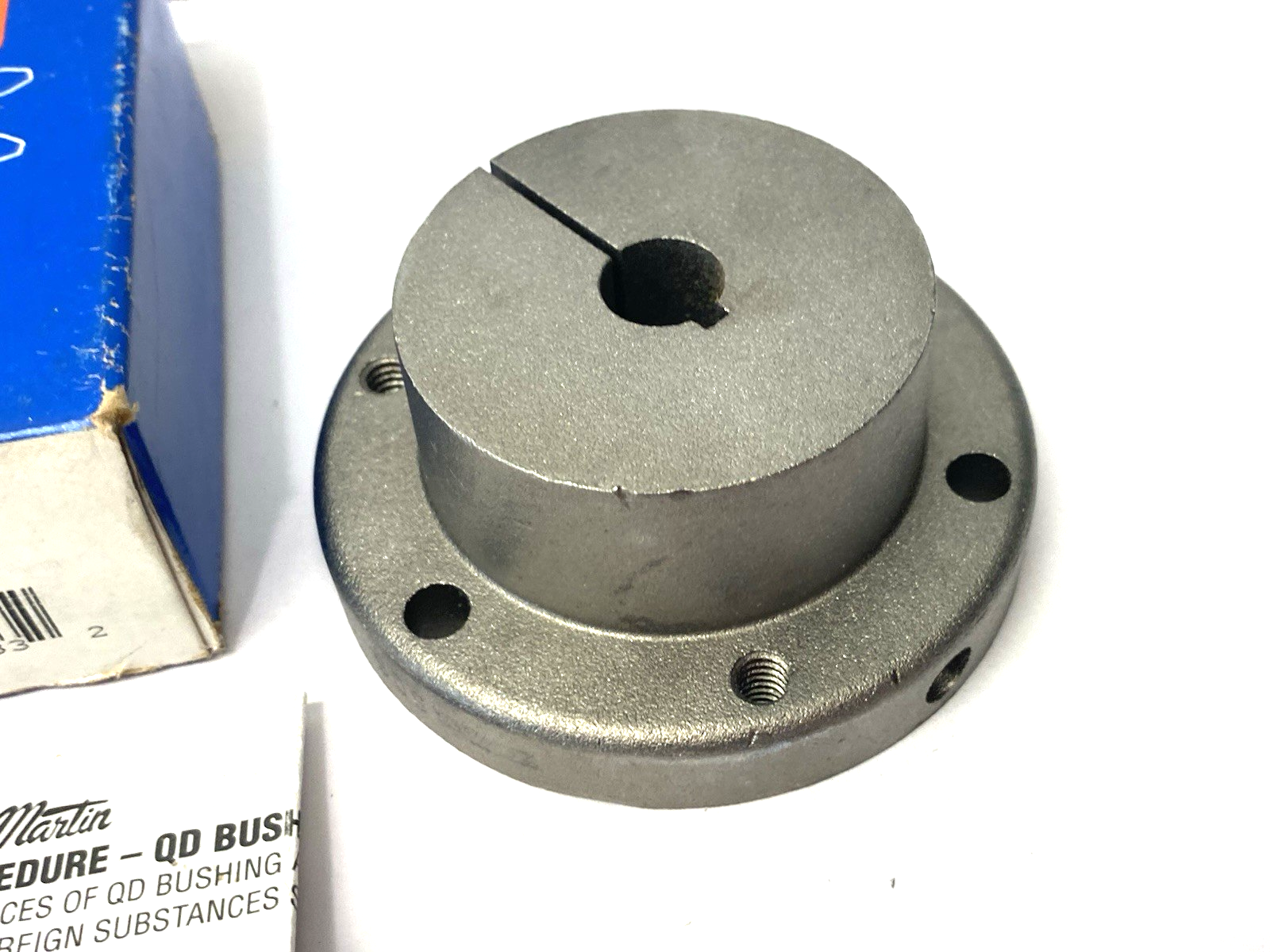 Martin SDS 1/2 Quick Disconnect Bushing 0.5000 in Bore, 3.187 in Flg OD - Maverick Industrial Sales