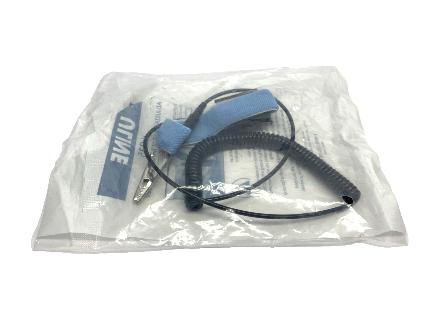 Uline H-935 Fabric Wrist Strap Grounder, Deluxe, 6' Cord LOT OF 3 - Maverick Industrial Sales