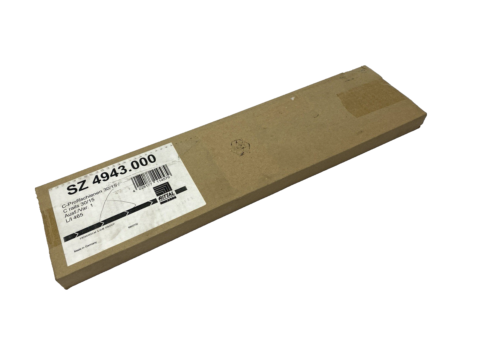 Rittal SZ 4943.000 C Rails 30/15 to EN 60 715 for VX, TS, VX SE 455mm BOX OF 6 - Maverick Industrial Sales