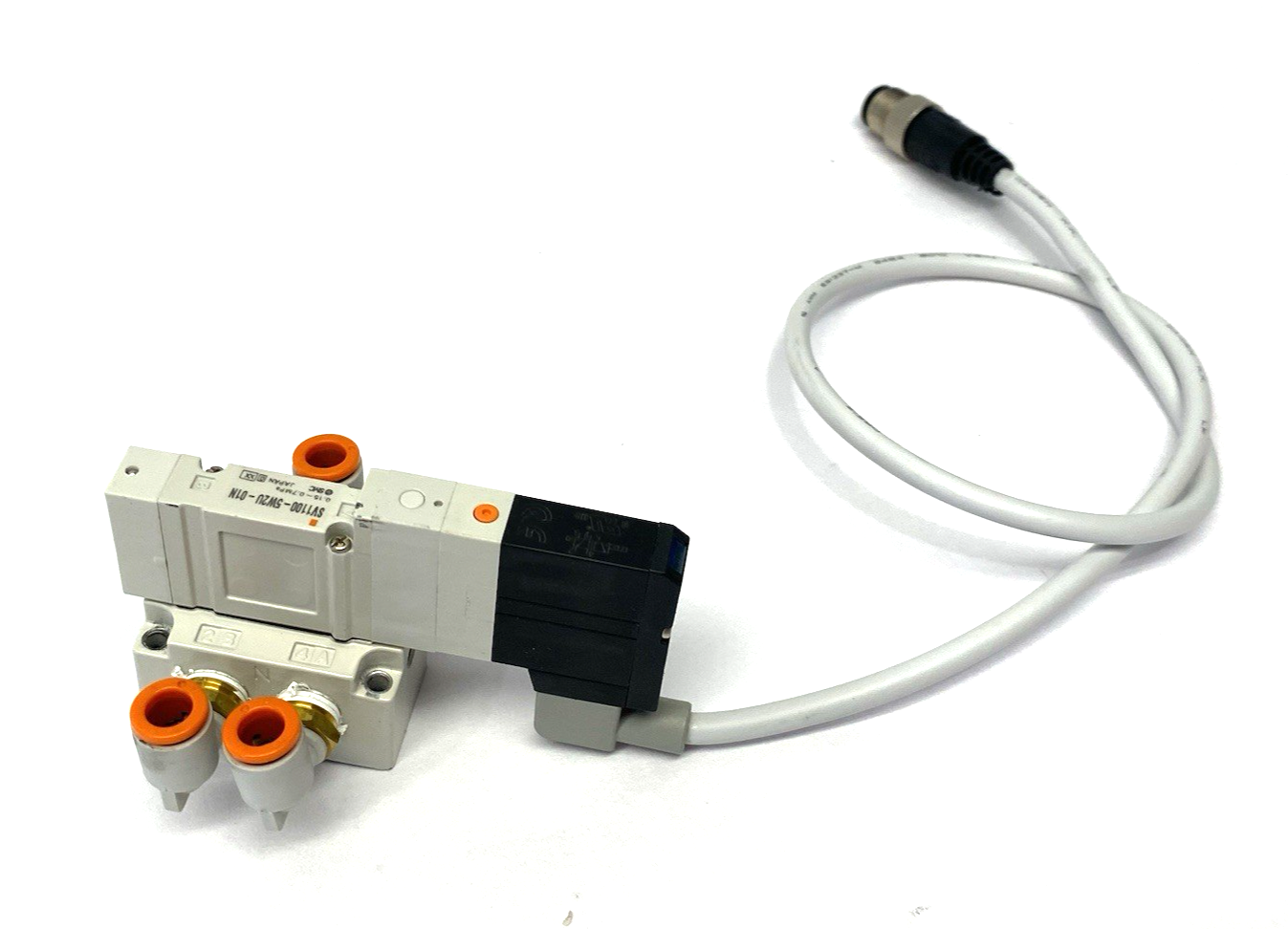 SV1100-5W2U-01N | SMC 5-Port 2-Position Single Solenoid Valve, 1/8" NPT - Used - Maverick Industrial Sales