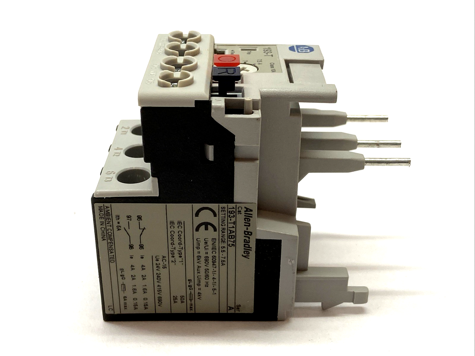 Allen Bradley 193-T1AB75 Ser. A Thermal Overload Relay - Maverick Industrial Sales