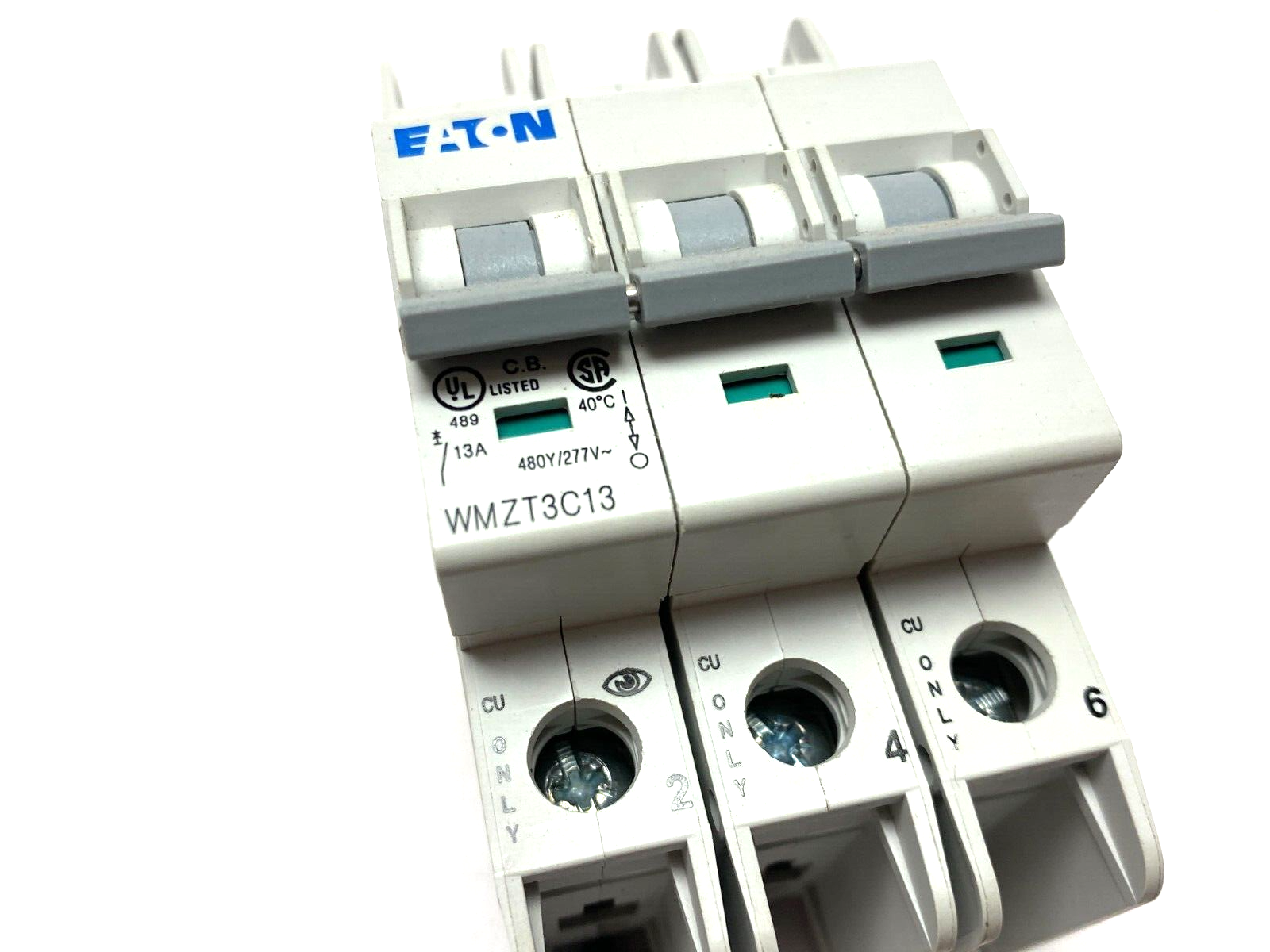 Eaton WMZT3C13 Circuit Breaker 3-Pole 13A 480Y/277V - Maverick Industrial Sales