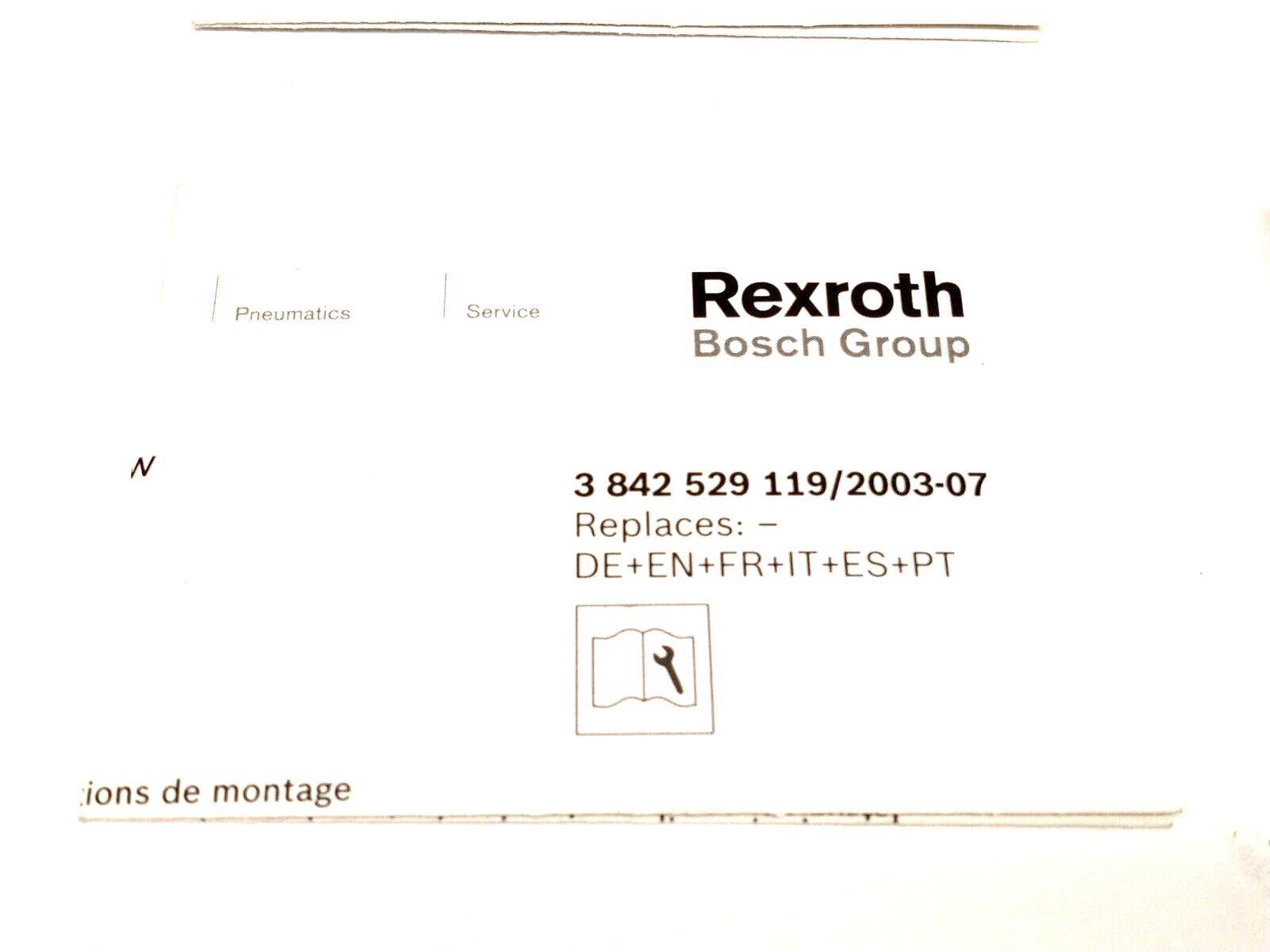 Bosch Rexroth 3842529119 & 3842532284 Hardware Kit - Maverick Industrial Sales
