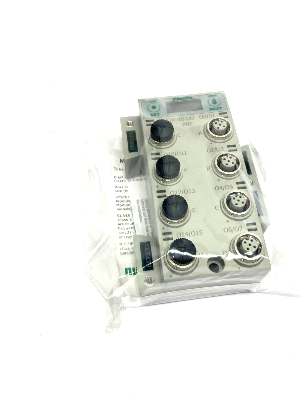 Numatics 240-207 Digital I/O Module 16x PNP Output 5-Pin M12 Ports - Maverick Industrial Sales