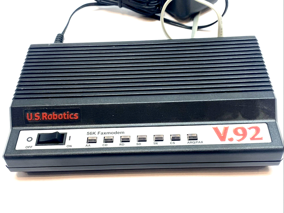 Usrobotics R36.0009.00 | USRobotics 56K V.92 External Fax Modem - Used