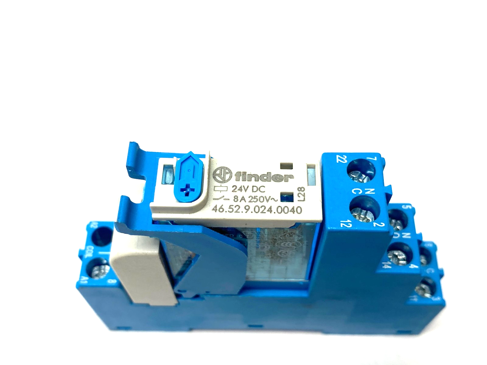 Finder 46.52.9.024.0040 Gen Purpose Relay 99.02.9.024.99 Indicator & 97.02 Base - Maverick Industrial Sales