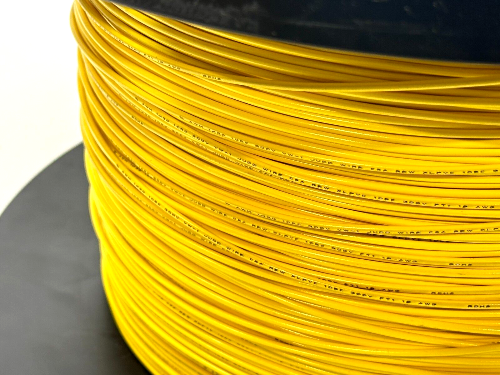 454-0199-000 | Judd Wire Wire 18AWG 16/30 .017 XLPVC H09192 3000ft Spool - New – Open box - Maverick Industrial Sales