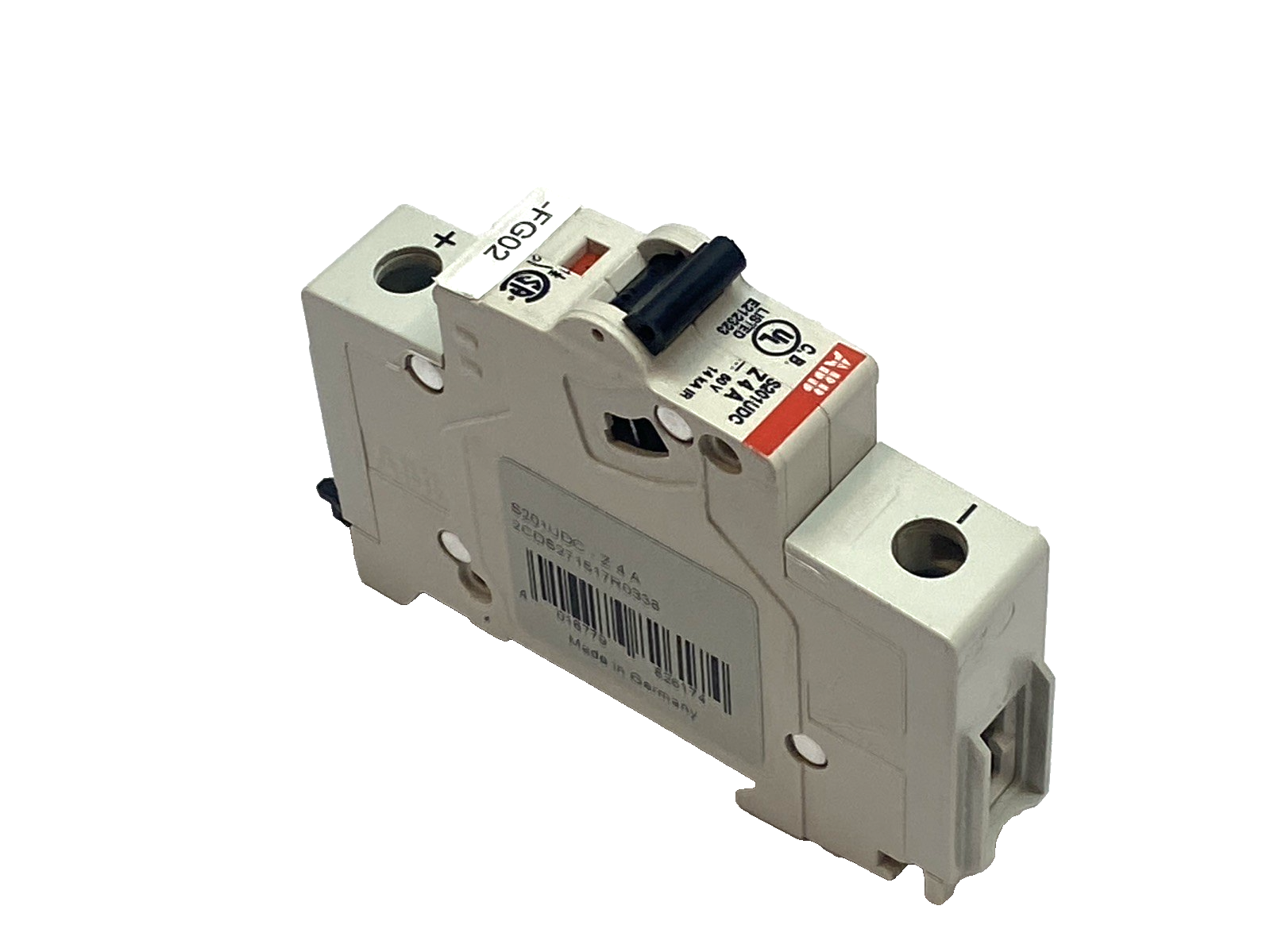 ABB S201UDC-Z4A Mini Circuit Breaker 4A 1P Z Curve 60VDC - Maverick Industrial Sales