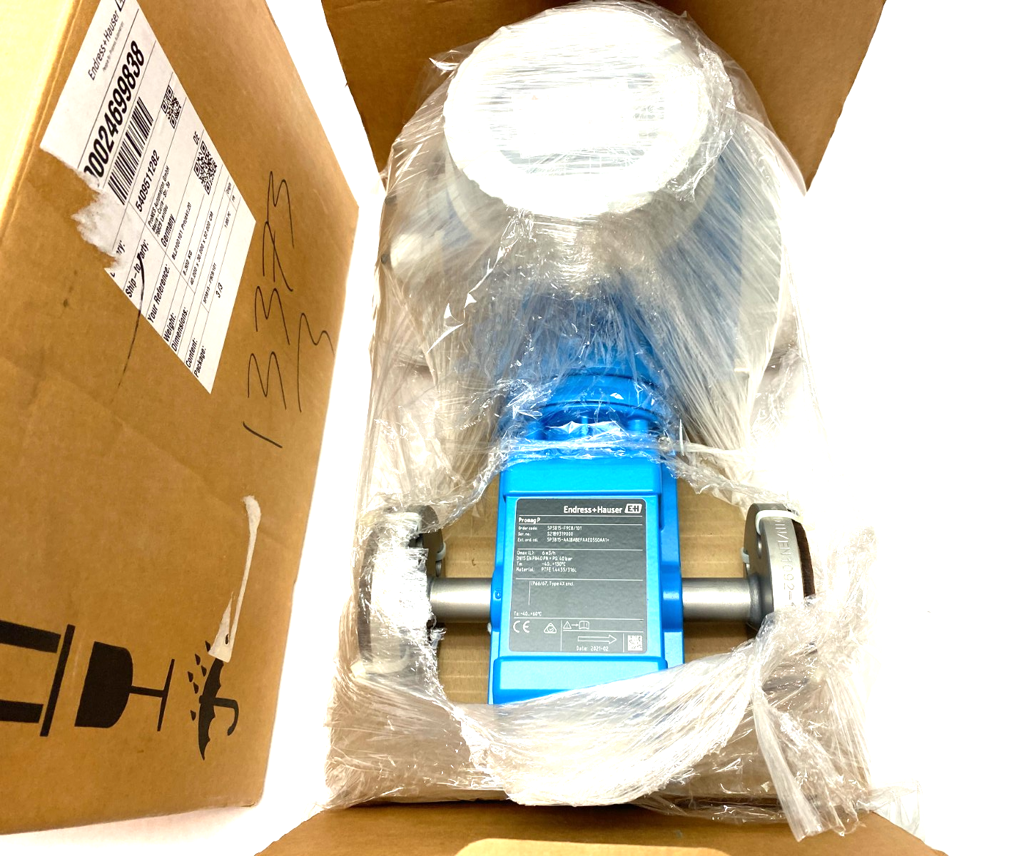 Endress+Hauser 5P3B15-F9C8/101 Proline Promag P 300 Electromagnetic Flowmeter - Maverick Industrial Sales