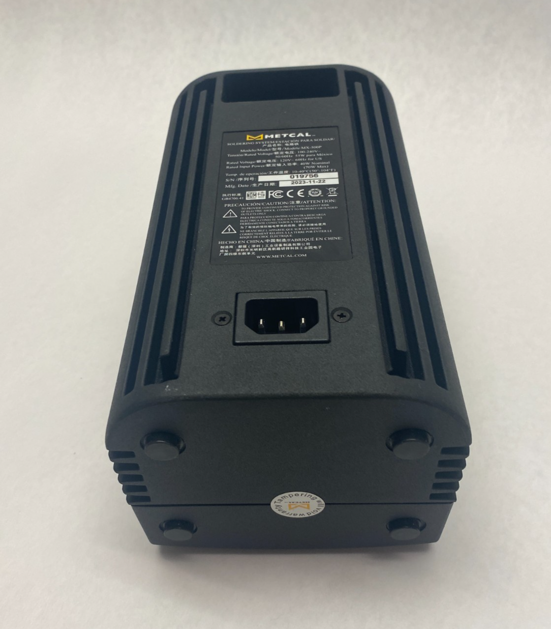 Metcal MX-500P SmartHeat Soldering/Rework Switchable Power Supply Station 2-Port - Maverick Industrial Sales