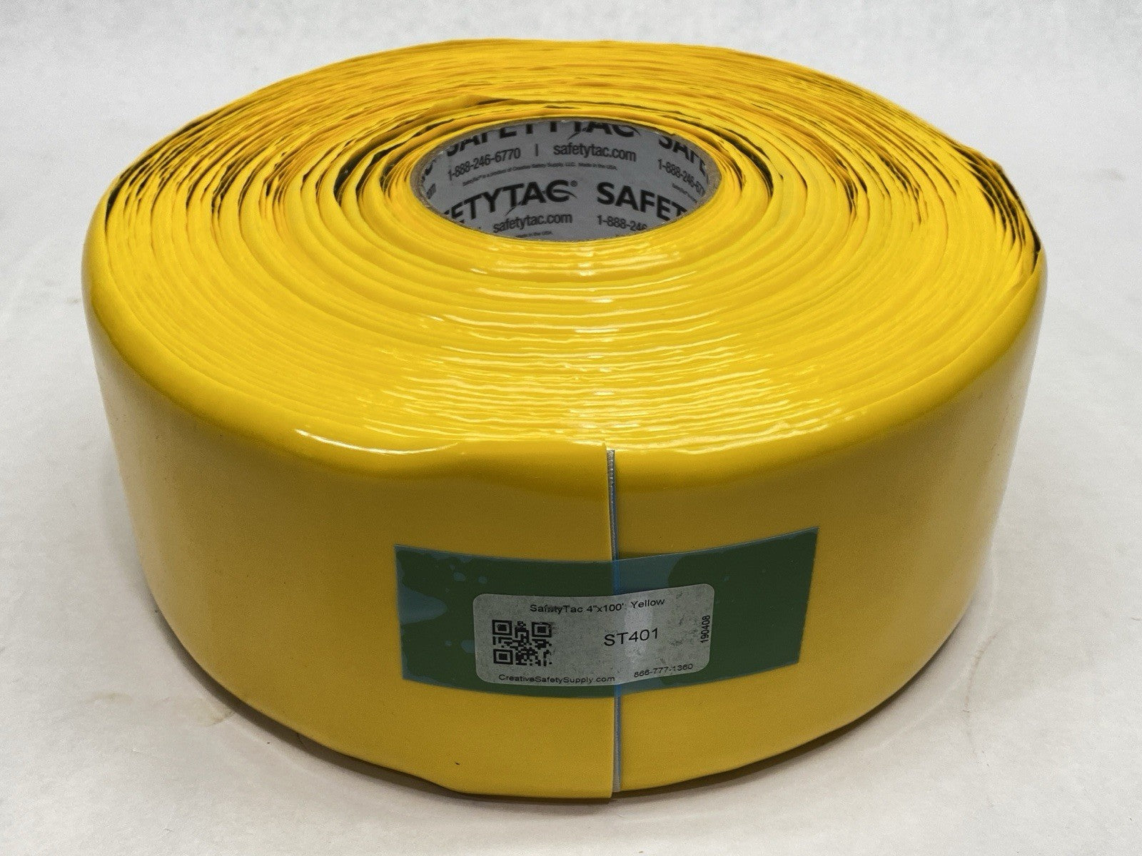 SafetyTac ST401 Yellow Floor Marking Tape 4" Wide x 100' Length - Maverick Industrial Sales