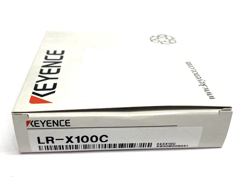 Keyence LR-X100C Compact Laser Sensor, M8 4-Pin Male, 100mm Range - Maverick Industrial Sales