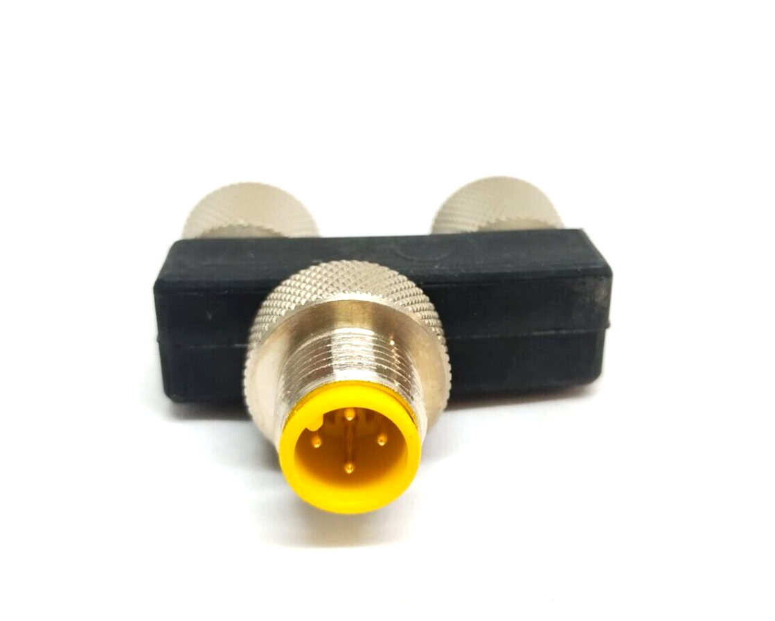 Lumberg Automation ASBS 2 M12-S2326 T-Splitter M12 Female To M12 Male 4-Pin - Maverick Industrial Sales
