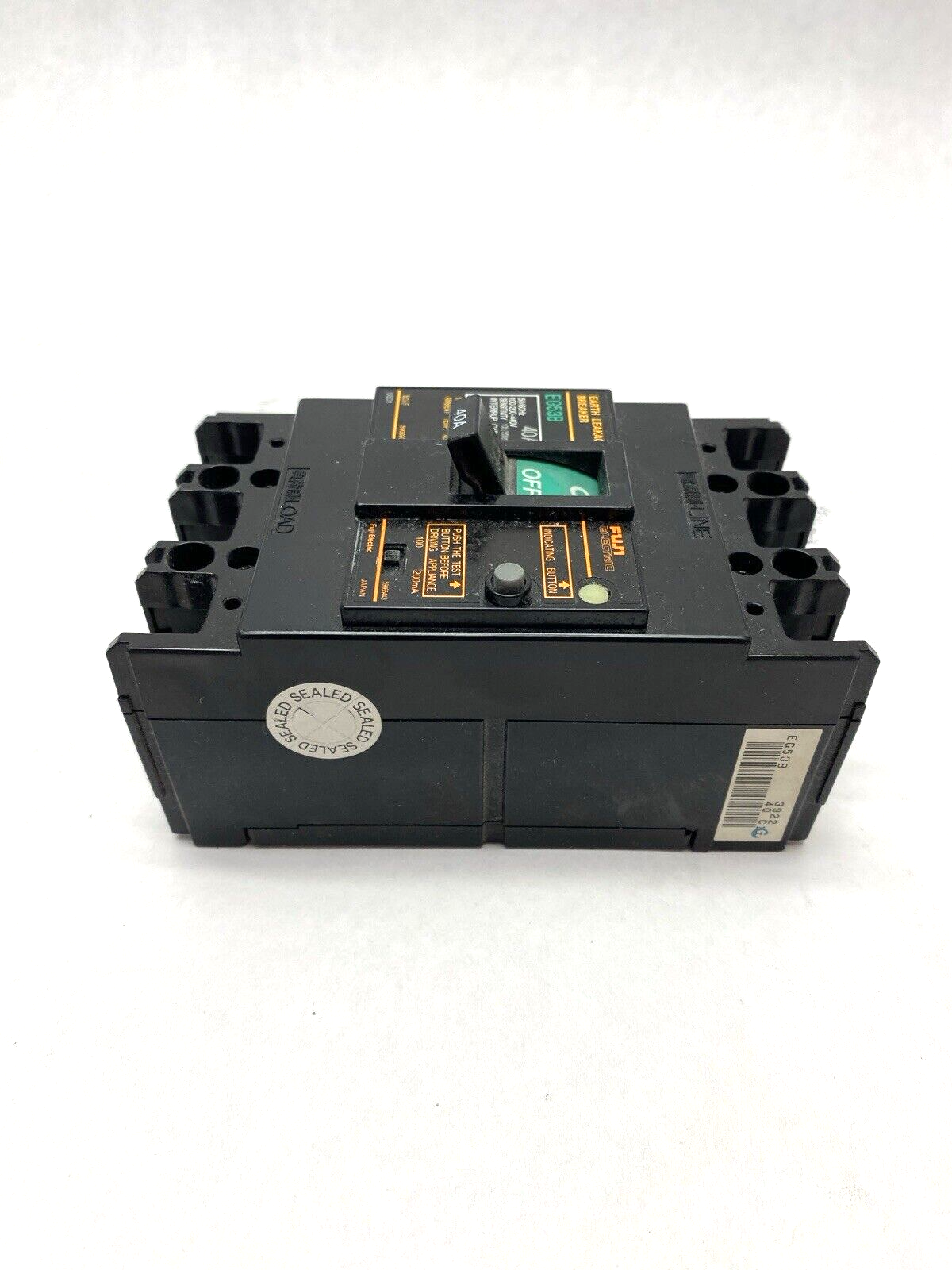 Fuji Electric EG53B 40A Circuit Breaker 120/240-440V - Maverick Industrial Sales